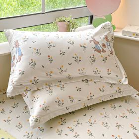 Pair Of Pure Cotton Pillowcases (Option: Chunxiao-48cmX74cm)