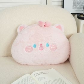 Cute Panda Sofa Pillow Cartoon Cute And Fun (Option: Bow Cat Pillow Round)