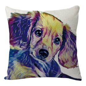 Pillow Cover Linen Digital Printing Cushion (Option: Ym13 14-45x45cm)