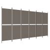 6-Panel Room Divider Anthracite 118.1"x78.7" Fabric