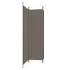 3-Panel Room Divider Anthracite 59.1"x78.7" Fabric