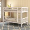 win Over Twin Bunk Bed with Ladder