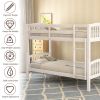 win Over Twin Bunk Bed with Ladder