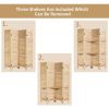 4 Panel Freestanding Folding Hinged Room Divider