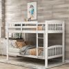 win Over Twin Bunk Bed with Ladder