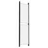 5-Panel Room Divider White 98.4"x78.7" Fabric