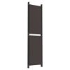 6-Panel Room Divider Brown 118.1"x78.7" Fabric