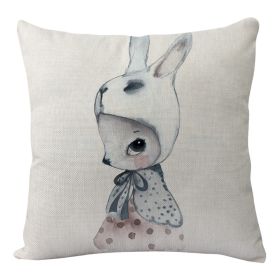 Pillow Cover Linen Digital Printing Cushion (Option: Ym13 31-45x45cm)