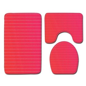 Modern Minimalist Bathroom Mats Three-piece Set (Option: PJ220715 A002-50x80cm)