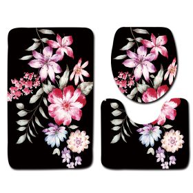 Modern Minimalist Bathroom Mats Three-piece Set (Option: Shh118-40x60cm)